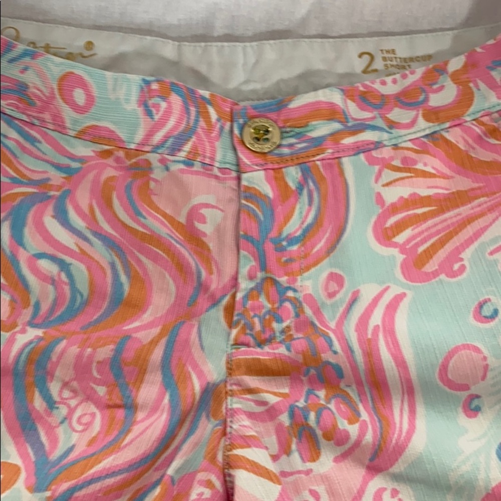 Lilly Pulitzer Too Much Bubbly Buttercup Shorts 2